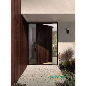 modern metal security aluminum exterior pivot entry door for house all type