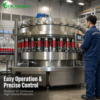 Machine de remplissage et de scellage automatique électrique haute capacité 6000BPH pour applications boisson et chimiques – Fournisseur d'usine