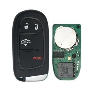 Remote Mobil Kunci Fob 4 Tombol ID46 Chip untuk Chrysler Suspensi Udara Dodge Ram 1500 2500 3500 2013-2017