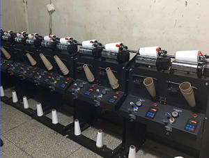 Machine à enrouler à deux têtes de type Y-cone de 2 et 4 pouces, <span class=keywords><strong>enrouleur</strong></span> de cône à fil, <span class=keywords><strong>enrouleur</strong></span> de bobine, <span class=keywords><strong>enrouleur</strong></span> de chenille sur bobine, automatique - Product Image 6