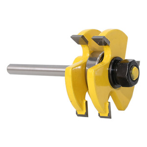 Foret à bois à 3 dents, tige et <span class=keywords><strong>rainure</strong></span> de <span class=keywords><strong>8mm</strong></span>, 3 dents, type T, <span class=keywords><strong>fraise</strong></span> à bois, perçage, ensemble de découpage de fraisage - Product Image 5