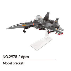 Wange 2978 Soporte de Exhibición para Modelo de Avión de Combate Militar, Bloques de Construcción Educativos para Niños, Juguete de Regalo - Product Image 2
