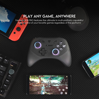 FANTECH WGP15 Gamepad berkabel, joystick untuk ponsel PC Android IOS Multi-Platform pencahayaan RGB kontroler Game seluler