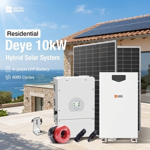 Système <span class=keywords><strong>solaire</strong></span> hybride Deye 10 kW/16 kWh, 6000 cycles, batterie LFP de qualité A, résidentiel - Product Image 1