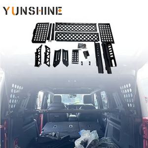 Ensemble complet de rangement pour coffre de <span class=keywords><strong>Ford</strong></span> Bronco, support en aluminium, structure robuste, conçu pour l'organisation des charges des véhicules tout-terrain - Product Image 1