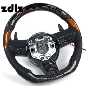 Volante in Fibra di Carbonio Personalizzato con Display LED RPM e Palette del Cambio per Camaro SS ZL1 2016-2020 - Product Image 2