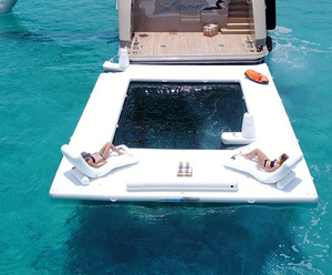 Piscina inflable portátil de la mejor calidad, piscina de mar flotante, yate - Product Image 4