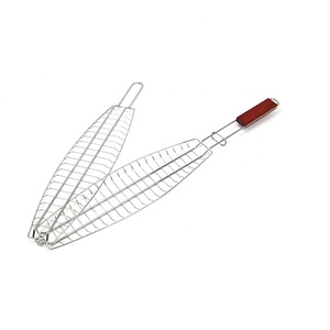Nuevo producto Multifuncional Cocina al aire libre Parrilla antiadherente Red Parrilla de hierro fundido en forma de pez - Product Image 4