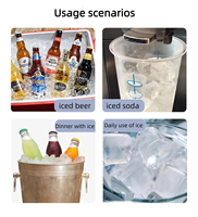 Plateau à glaçons en silicone personnalisé OEM - Grande capacité de 40 oz, écologique, sans danger pour les aliments, compatible congélateur, réutilisable, sans BPA