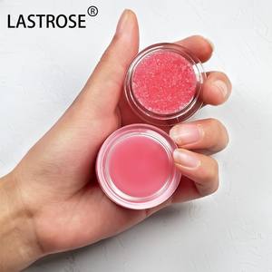 6 saveurs Vegan Fruit Lip Scrub 2 en 1 Moustirzing Lip Balm Care Mask Private Label Pink Your Logo Sugar Lip Scrub - Product Image 1