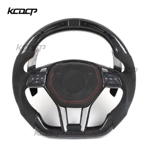 Volante de Fibra de Carbono Compatible con Benz C W204 C63 W212 W218 W207 W172 SLK W217 GLK W205 G63 G65 X190 GTS A45 W213 GLA GLB - Product Image 2