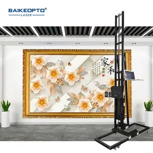 Outdoor Indoor Automatic Wall Art Printing Machine Price 3D Vertical Wall Pen Direct To Mural Wall Painting Printer