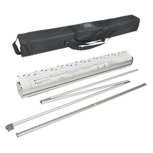 Pancartas Enrollables Retráctiles de Poliéster Personalizadas DF <span class=keywords><strong>Banner</strong></span> de <span class=keywords><strong>80x200</strong></span> con Soporte en L para Publicidad Exterior y Exhibición Resistente a la Intemperie - Product Image 4