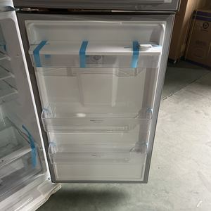 110V Electroluxss 2 Door Upper <b>Freezer</b> Lower Refrigerator Household Large Capacity Refrigerator <b>Silver</b> Drinking Water Dispenser - Product Image 5