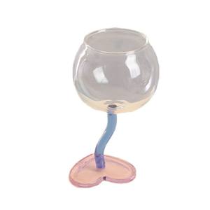 Set di Calici da Vino Eleganti con Fiocco Personalizzati, Bicchieri in Cristallo Fatti a Mano per Vino Rosso, Cocktail e Latte a Casa - Product Image 3