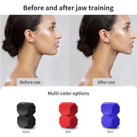 Puissant Entraîneur de Mâchoire Amincissant et Tonifiant le Visage, Jawliner en Silicone à 3 Niveaux de Résistance pour Hommes et Femmes