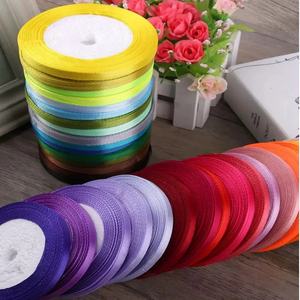 <span class=keywords><strong>Ruban</strong></span> de <span class=keywords><strong>satin</strong></span> en gros, largeur 6 mm, 25 yards par rouleau, pour emballage cadeau, décoration de mariage, artisanat, bricolage, fournitures de fête - Product Image 3
