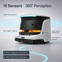 Robot de nettoyage de sols commerciaux avec navigation LDS VSLAM, robot aspirateur industriel 6 en 1, écran 10,1 pouces, pour entrepôt et centre commercial