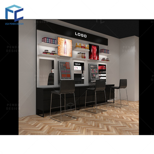 ตู้โชว์น้ำหอม LED MDF หรูหรา สำหรับร้านเสริมสวย ร้านค้าปลีก รุ่นใหม่ล่าสุด PENBO สีและขนาดปรับแต่งได้ - Product Image 5