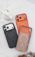 Coque de téléphone magnétique personnalisable de luxe antichoc pour iPhone 17 Air 16 15 14 13 12 Pro Max avec protection d'objectif