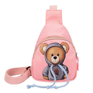 HQ กระเป๋าคาดหน้าอกของเด็กสุดน่ารักกระเป๋าสำหรับเด็กผู้ชายและ<span class=keywords><strong>เด็ก</strong></span>ผู้หญิงลายหมีน้อยกระเป๋า<span class=keywords><strong>พา</strong></span>ดลำตัวกระเป๋าเป้ใบเล็กสำหรับเดินทางของ<span class=keywords><strong>เด็ก</strong></span>ทารก - Product Image 3