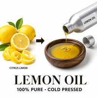 Huile de citron LCHBIO 100% pure non diluée, extrait de citron par solvant, Limonène 65% GC-MS, éclaircissante et rafraîchissante, qualité alimentaire, issue de graines