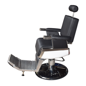 Silla <span class=keywords><strong>de</strong></span> barbería <span class=keywords><strong>de</strong></span> cuero y PVC con rotación <span class=keywords><strong>de</strong></span> 360 grados, estilo europeo antiguo, venta al por mayor <span class=keywords><strong>de</strong></span> fábrica - Product Image 4