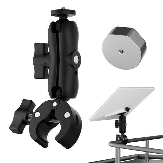 Starlink Mini Router Pipe Adapter Adjustable Clamp Pole Mount Kit for Car RV Ladder Yacht