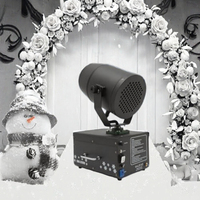 Machine à neige mobile Topflashstar 2000W avec télécommande, corps métallique, AC 110-240V pour mariage, Noël, scène, fête