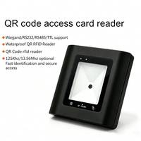 Lector de Códigos QR y Tarjetas RFID para Exteriores, Resistente al Agua, 13.56Mhz, Wiegand 26-34, Interfaz RS232, RS485, USB