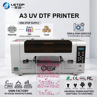 Imprimante UV DTF A3 LETOP pour films AB, gobelets et mugs, machine traceuse A3