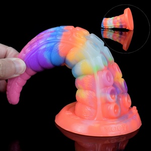 FAAK OEM Factory Luminous Animal Penis Glow in Dark <b>Dildo</b> YOCY-2119 AW13 Fantasy Sex Toy for Women Masturbation - Product Image 1