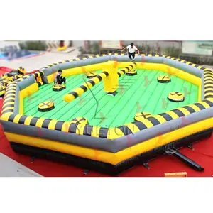 Amusement Inflatable Interactive Adult Meltdown Game