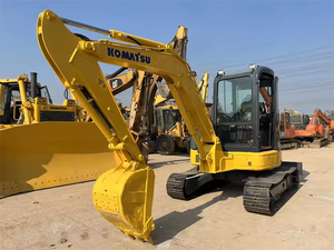 Garantie après-vente pour les projets de construction, excavatrice hydraulique sur chenilles d'occasion Komatsu PC55 de 5,5 tonnes, moteur, boîte de vitesses, pompe - Product Image 4