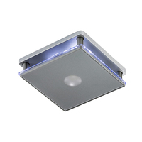 Ventilateur de ventilation mural intelligent au design luxueux avec volet automatique, panneau décoratif en verre trempé, roulement à billes, 280 m³/h