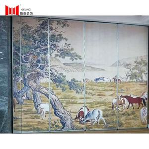 Pared Divisoria de Aluminio para <span class=keywords><strong>Hotel</strong></span>, Pared Móvil para Salón Multiusos, Pared Divisoria Móvil Insonorizada Personalizada - Product Image 3