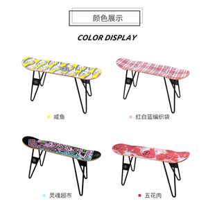 BLACK MARKET <span class=keywords><strong>Banc</strong></span> coulissant créatif, tabouret <span class=keywords><strong>de</strong></span> skateboard, chaise-<span class=keywords><strong>banc</strong></span> - Product Image 3