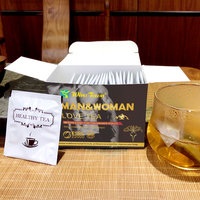 Wins town men power tea Thé d'amour personnalisé pour homme et femme Fleur naturelle Thé Maca aux herbes bio