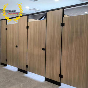 Tablero laminado compacto de panal HPL resistente al agua de diseño moderno Cubículo de inodoro de proveedores comerciales de Guangzhou - Product Image 4
