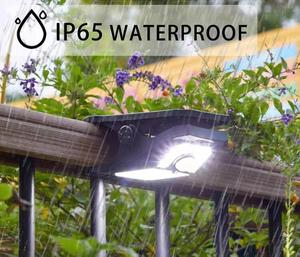 مصباح LED خارجي يعمل بالطاقة الشمسية مع مشبك، مقاوم للماء بدرجة حماية IP65، مع مستشعر للحدائق والشوارع والمنازل والجدران، يعمل بالطاقة الشمسية وببطارية - Product Image 2