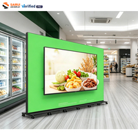 Affiche LED Gob P1.2 P1.8 P1.5 P2.5, affiche pliable sur pied, écran LED publicitaire, lecteur d'affichage Full HD pour événements en intérieur