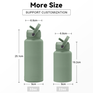 ZREGGUR 2025 Nouvelle gourde <span class=keywords><strong>isotherme</strong></span> en acier inoxydable à double paroi de style américain, 1000 ml, pour boissons chaudes ou froides, maintien au chaud ou au froid pendant 12 à 24 heures - Product Image 3