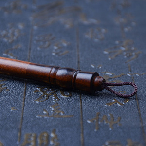 OEM hecho a mano comadreja pelo mango de madera chino clásico caligrafía principiante escribir cepillo - Product Image 2