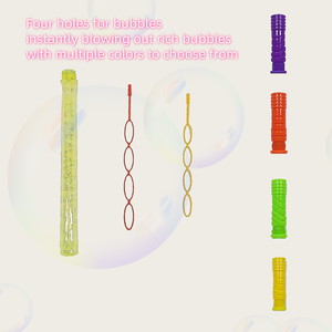 Baguette à bulles <span class=keywords><strong>Flash</strong></span> à poignée en spirale directe d'usine de 37cm, adaptée aux <span class=keywords><strong>jeux</strong></span> parent-enfant et aux jouets à bulles pour parcs aquatiques pour enfants - Product Image 4