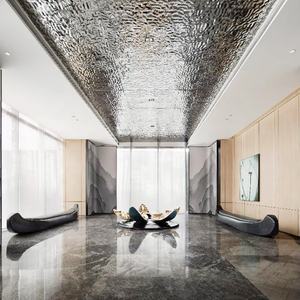 S98カスタマイズ201 304 316ステンレス鋼真鍮パネルカラー天井壁装飾ステンレス鋼水波模様シート - Product Image 3