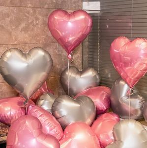 Balon Film aluminium berbentuk hati merah 18 inci untuk dekorasi Tiongkok Hari Valentine & pernikahan pesta Tahun Baru - Product Image 4
