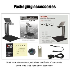 Thâm quyến Victor 380S 25Hz bảng mạch phân tích nhiệt 3D hình ảnh nhiệt PCB kết nối USB DC 5V kiểm tra điện rò rỉ - Product Image 6
