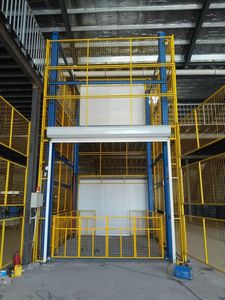 Tùy chỉnh thang máy nâng hàng thủy lực với đường ray dẫn hướng chống rơi cố định nền tảng nâng - Product Image 4