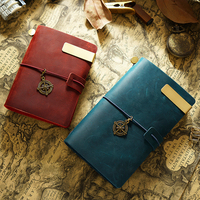 Carnet en cuir de qualité supérieure, durable, fait à la main, tailles A5, A6, A7, reliure cousue, journal pour les voyageurs et les journaux de vacances