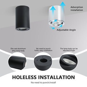 Nouveau design Éclairage intérieur domestique commercial vers le bas monté en surface Downlight LED <span class=keywords><strong>GU10</strong></span> COB au plafond - Product Image 3